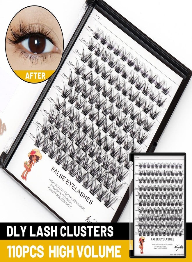 Vayator →VAYATOR 4 Styles Wide Cluster D Curl 8-20mm Professional Makeup Individual Cluster Eyelashes Grafting Fake False Eyelashes Eyelash Extension Individual Eyelash (D#16+18mm Mixed) - Image 5